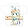 Piapro Characters Kagamine Rin Ani-Art Full Graphic T-Shirt Unisex S (Anime Toy)