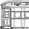 1/80(HO) OHAFU34000 (Type OHAFU30) Plastic Base Kit (Unassembled Kit) (Model Train)