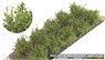 Bushes TypeD 20mm High Medium Green (10 Pieces) (Plastic model)