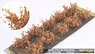 Bushes TypeD 20mm High Brown (10 Pieces) (Plastic model)
