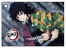 Demon Slayer: Kimetsu no Yaiba Synthetic Leather Pass Case Giyu Tomioka (Anime Toy)