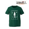 Attack on Titan Levi T-Shirt Mens S (Anime Toy)