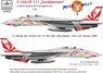 F-14A VF-111 「サンダウナーズ」 `ミス モーリー` (トランぺッター用) (デカール)
