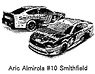 ARC Monster Energy Cup 2019 Aric Almirola #10 Smithfield Mustang (Diecast Car)