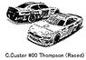 ARC Xfinity Series 2019 Cole Custer #00 Thompson Auto Club Win Mustang (Raced) (Diecast Car)