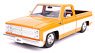 Just Trucks 1985 Chevy C-10 Stock Gross Oranger (Diecast Car)