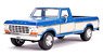 Just Trucks 1979 Ford F-150 Pickup Stock Ver Metalic Blue (Diecast Car)