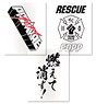 Promare Makie Art Sticker Burning Rescue Set (Anime Toy)