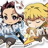 Eformed Demon Slayer: Kimetsu no Yaiba Deco!tto Acrylic Ball Chain Vol.2 (Set of 6) (Anime Toy)