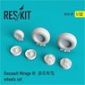 Mirage III (D / E / R / S) Wheels Set (Plastic model)