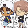 Detective Conan Deformed Trading Acrylic Key Ring Movie Shooting (Set of 8) (Anime Toy)