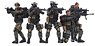 1/18 Soldiers PLA Army Anti-Terrorism Unit (Completed)