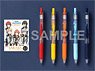 Ensemble Stars! Sarasa Clip Color Ballpoint Pen (Set of 5) [Knights] (Anime Toy)