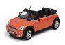 New Mini Convertible Metallic Orange (Diecast Car)