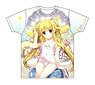 Magical Girl Lyrical Nanoha Detonation Full Color Print Dry T-Shirt Snow Dome Fate M (Anime Toy)