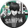 Gintama Can Badge [Toshiro Hijikata] Monochrome Suits Ver. (Anime Toy)