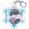 Yurucamp First Snow Camp Acrylic Key Ring [Rin] (Anime Toy)