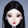 Sexy Beauty Head Ancient Long Hair Serious Face B (Fashion Doll)