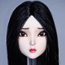 Sexy Beauty Head Straight Long Hair Sad Face C (Fashion Doll)