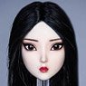 Sexy Beauty Head Straight Long Hair Serious Face D (Fashion Doll)