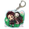 Nezuko to Issho Acrylic Key Ring Demon Slayer: Kimetsu no Yaiba Tanjiro & Nezuko (Anime Toy)