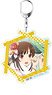 Monogatari Series Puku Puku Nadeko Sengoku (Kamisama ha Kanaeruigai Naindayo) Acrylic Key Ring (Anime Toy)