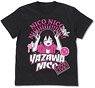 Love Live! Nico Yazawa Emotional T-shirt Black S (Anime Toy)