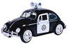 Volkswagen Beetl Police (Black/White) (ミニカー)