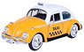 Volkswagen Beetl Taxi (White/Yellow) (ミニカー)