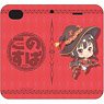 KonoSuba: God`s Blessing on this Wonderful World! Legend of Crimson Pop-up Character Notebook Type iPhone Cover (for iPhone 6/7/8) Megumin A (Anime Toy)