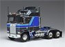 Kenworth K100 Aerodyne 1976 Gray / Blue (Diecast Car)