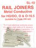 (HO) SL-10 Rail Joiner (24 Pieces) (Model Train)