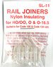 (HO) SL-11 Insulated Rail Joiner (12 Pieces) (Model Train)