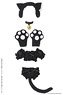 Fuwakushu Nyanko Set (Black) (Fashion Doll)