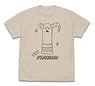 まちカドまぞく 邪神像 Tシャツ LIGHT BEIGE XL (キャラクターグッズ)