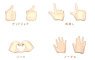 Piccodo Series PIC-H002D Replacement Hand Set B Doll White (Fashion Doll)