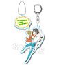 Keep Your Hands Off Eizouken! Acrylic Keychain with Famous Quote Space Suits Sayaka Kanamori (Anime Toy)