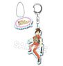 Keep Your Hands Off Eizouken! Acrylic Keychain with Famous Quote Military Jersey Tsubame Mizusaki (Anime Toy)