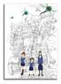 Keep Your Hands Off Eizouken! A4 Clear File Shibahama High School Public Dungeon Design Sketches & Dengeki Trio Girls (Anime Toy)