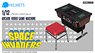 Space Invaders Arcade Video Game Machine Table Cabinet (Plastic model)