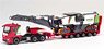 (HO) Mercedes-Benz Actros Low FloorS emi Trailer with Wirtgen 250i `Enrico Feind Frastechnik` (Model Train)