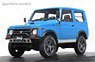 Suzuki Jimny (JA11) Lift Up Blue (Diecast Car)