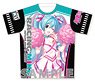 Hatsune Miku GT Project Full Graphic T-Shirt Hatsune Miku Racing Ver. 2019 Cheer Ver. L Size (Anime Toy)