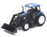 5.5inch New Holland Farm Tractor T6 with Front Loader (Diecast Car)