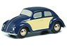 Piccolo VW Brezel Beetle Blue / Beige (Diecast Car)