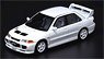Mitsubishi Lancer Evolution III White Sperate Decals and Extra Wheels (Diecast Car)