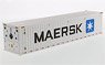 40` Refrigerated Container MAERSK (White) (Diecast Car)