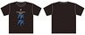 とある科学の超電磁砲T Tshirt`20 御坂美琴 model ブラックXL (キャラクターグッズ)