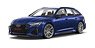 アウディ RS 6 アバント 2019 ブルーメタリック (ミニカー)