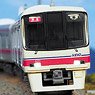 Keio Series 8000 (Large Scale Modified Car / 8011 Formation / White Light) Additional Two Middle Car Set B (without Motor) (Add-on 2-Car Set) (Pre-colored Completed) (Model Train)